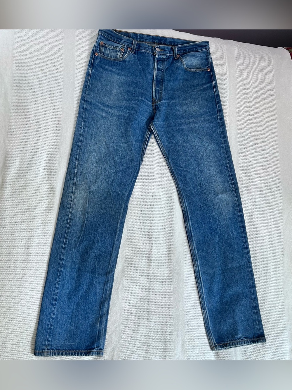 Vintage Levi’s 501 36X40 From 2000 35X35 Actual Medium Wash